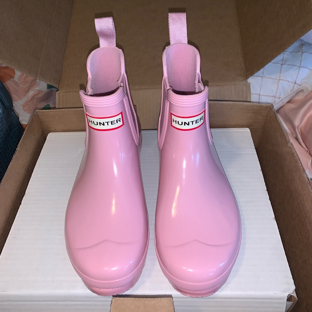 Chelsea Hunter Boot - FOXGLOVE PINK - US 7